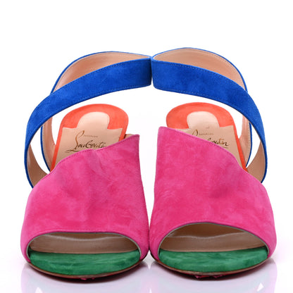 Christian Louboutin Veau Velours Tablissima Sandal 39.5 Multicolor 2 of 20