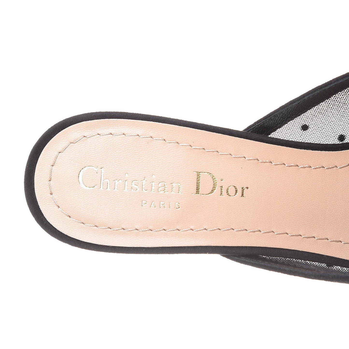 Suede Mesh Couture Pumps 37.5 Black