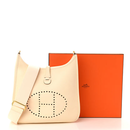 Hermes Taurillon Clemence Evelyne III PM Nata 10 of 10