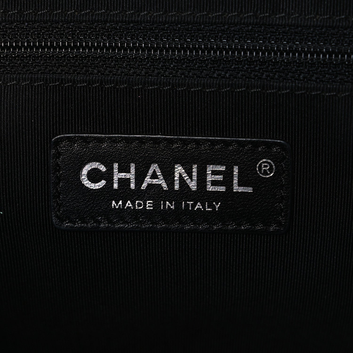 Chanel Caviar Grosgrain Quilted Top Handle CC Flap Black 6 of 10