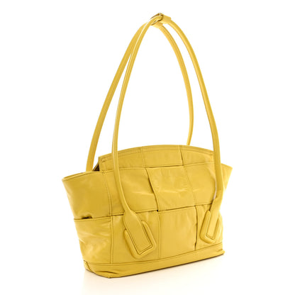 Bottega Veneta Paper Calfskin Maxi Intrecciato Small Arco Mirabelle 3 of 11