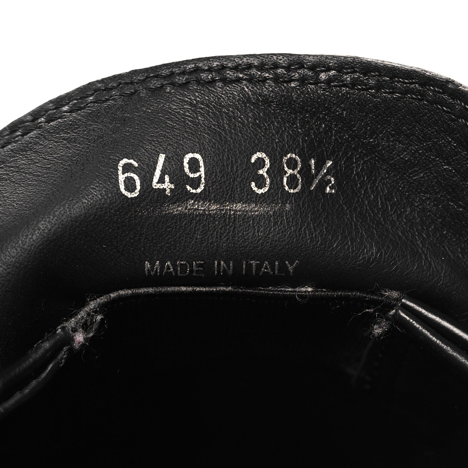 Prada Spazzolato Triangle Logo Monolith Pointy 55mm Loafers 38.5 Black 8 of 9