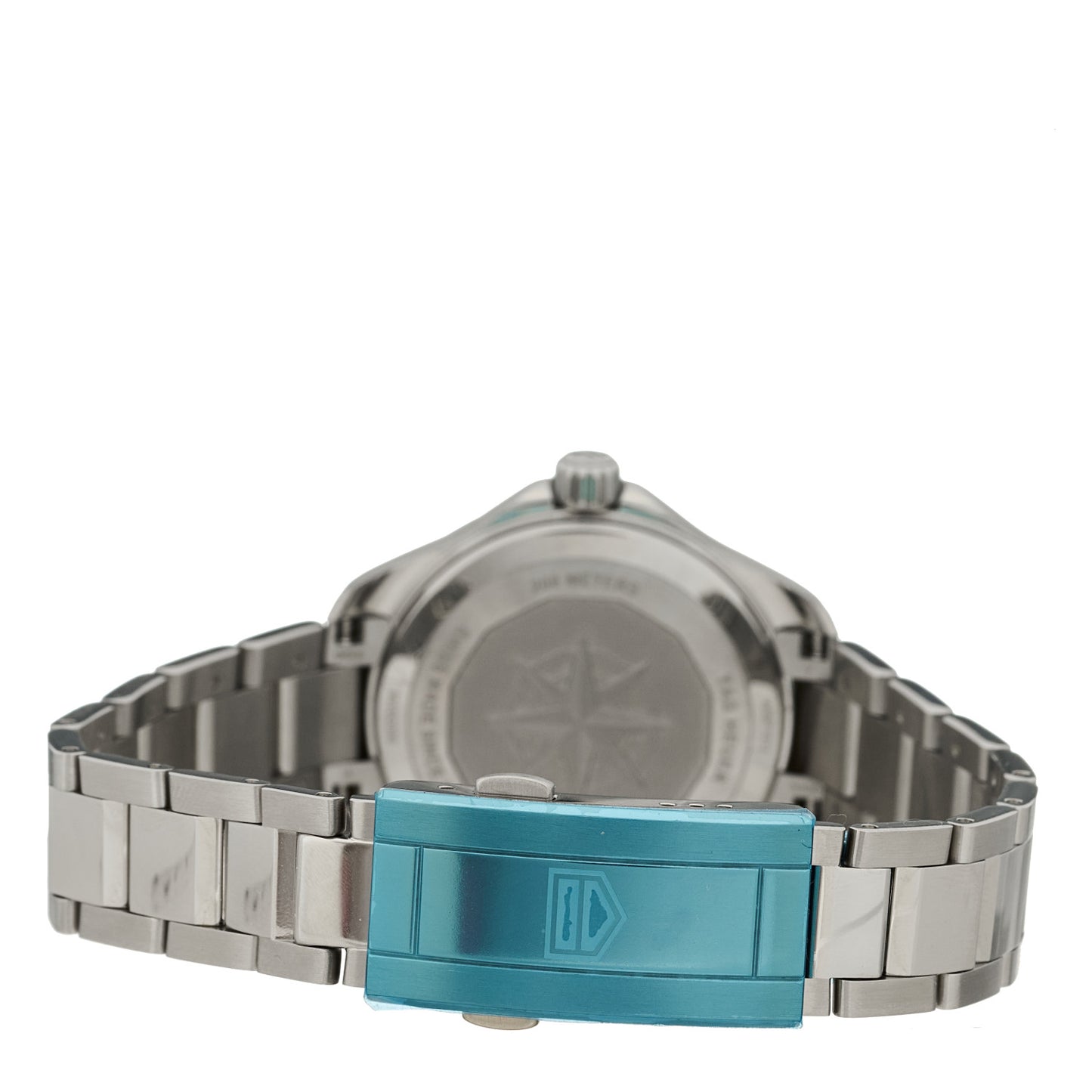 Stainless Steel 34mm Aquaracer Lady Professional 200 Solargraph Quartz Watch Blue WBP1311