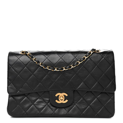 Chanel Lambskin Quilted Medium Double Flap Black 1 of 5