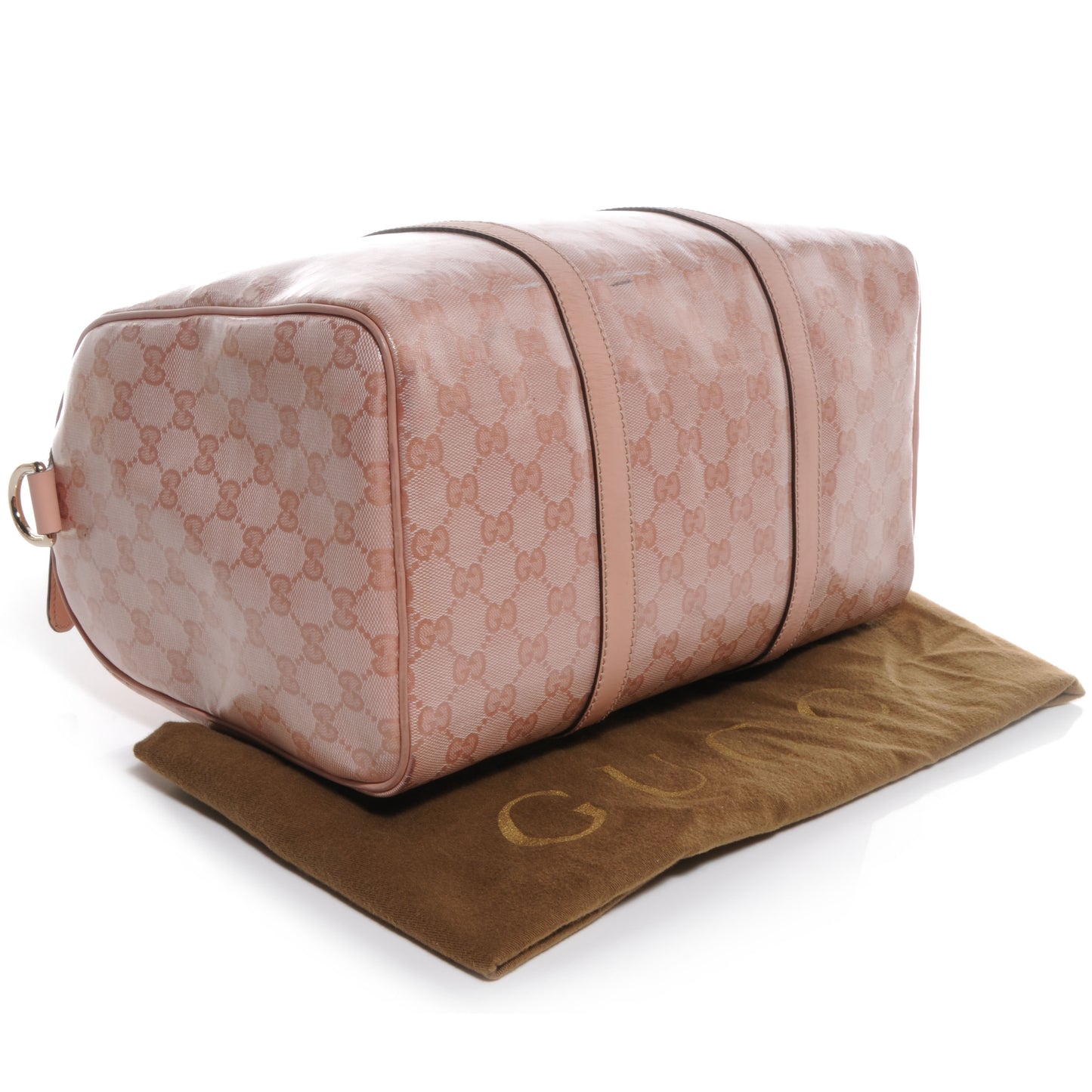 Crystal Monogram Joy Medium Boston Pink
