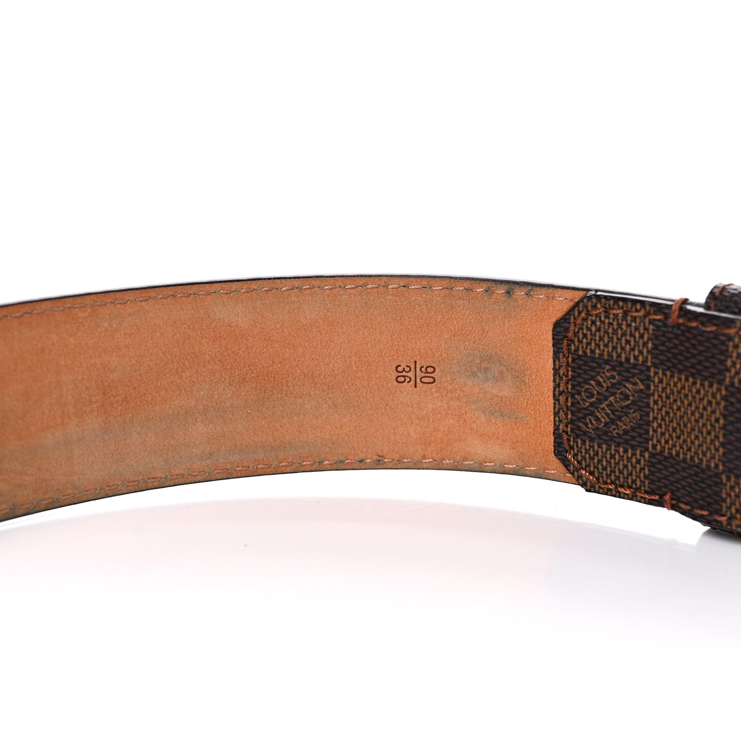 Damier Ebene Inventeur Belt 90 36