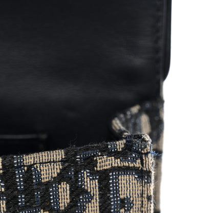 Christian Dior Oblique Saddle Belt Bag Blue 11 of 12