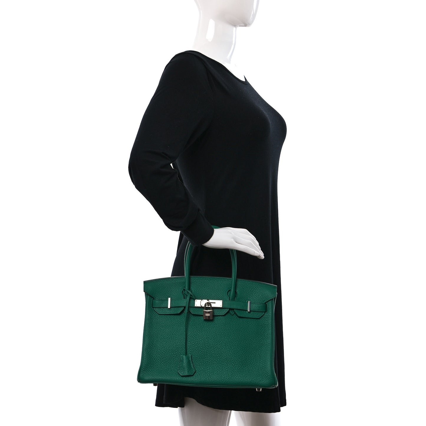 Togo Verson Birkin 30 Vert Vertigo Vert Fonce