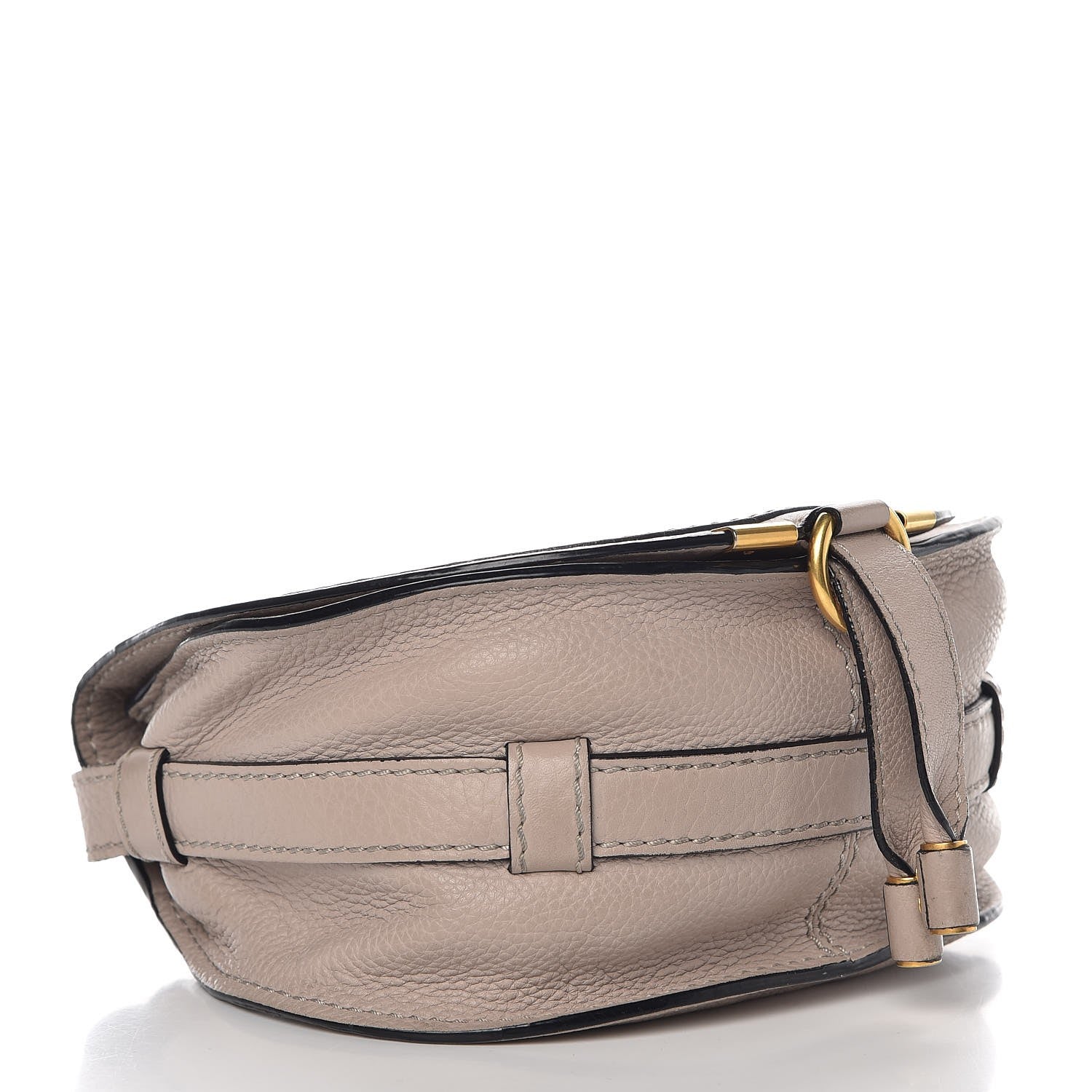 Chloe Calfskin Mini Marcie Round Crossbody Bag Pastel Grey 4 of 14