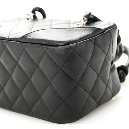 Chanel Calfskin Quilted Small Cambon Bowler Black 11 of 12