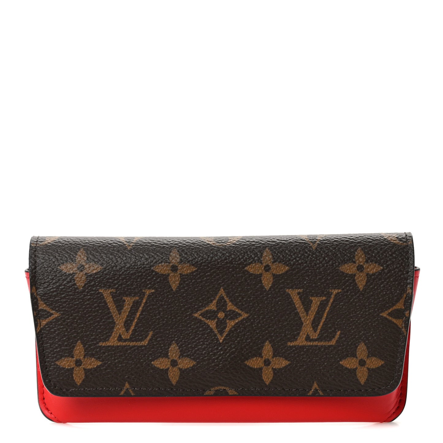 Monogram Woody Glasses Case Rouge