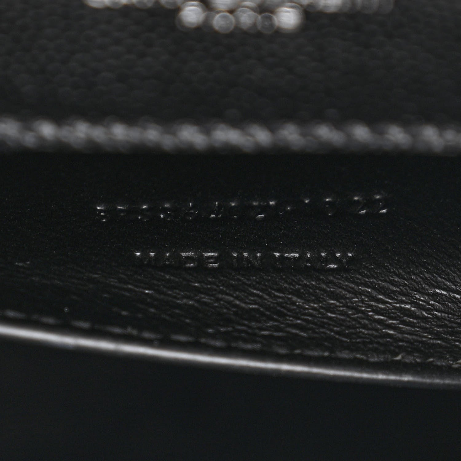 Saint Laurent Grain De Poudre Medium Classic Monogram Kate Satchel Black 7 of 10