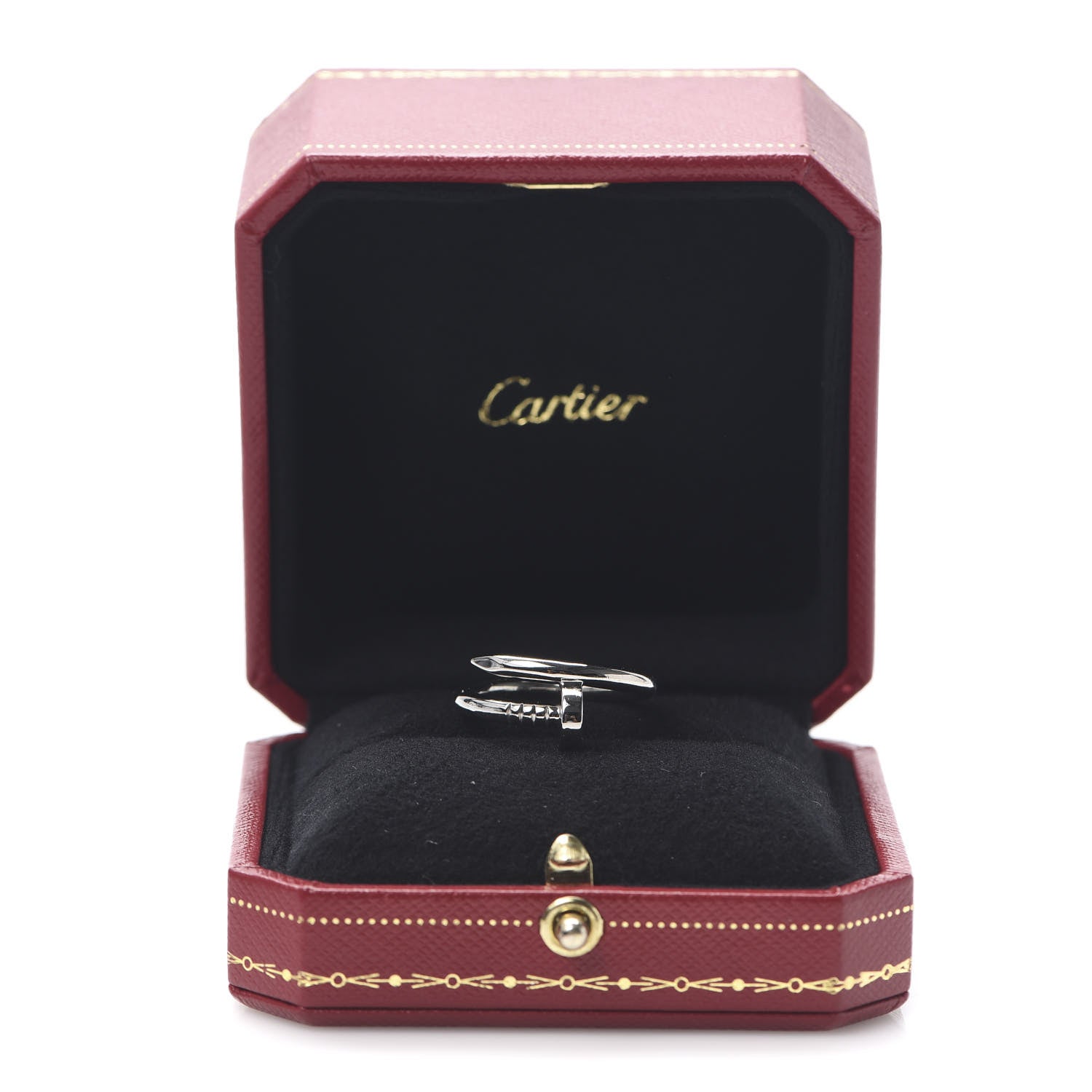 Cartier 18K White Gold Juste Un Clou Ring 55 7.25 6 of 6
