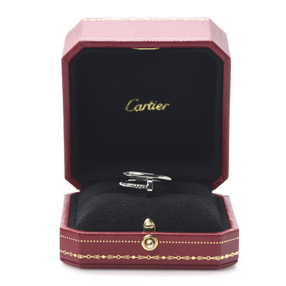 Cartier 18K White Gold Juste Un Clou Ring 55 7.25 6 of 6