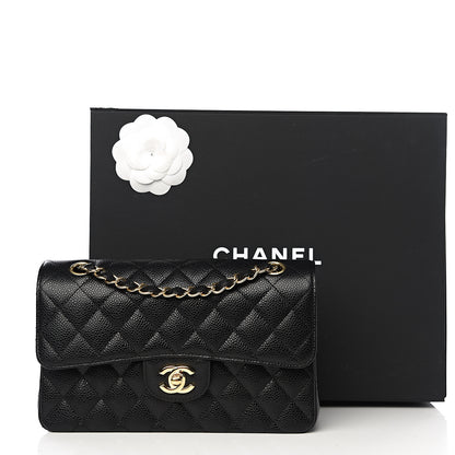 Chanel Caviar Quilted Small Double Flap Black 10 of 10
