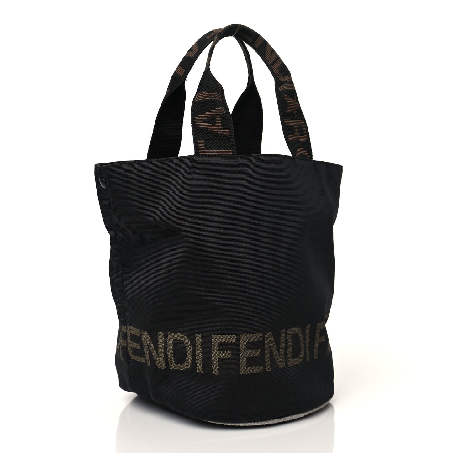 FF Canvas Bucket Bag Black