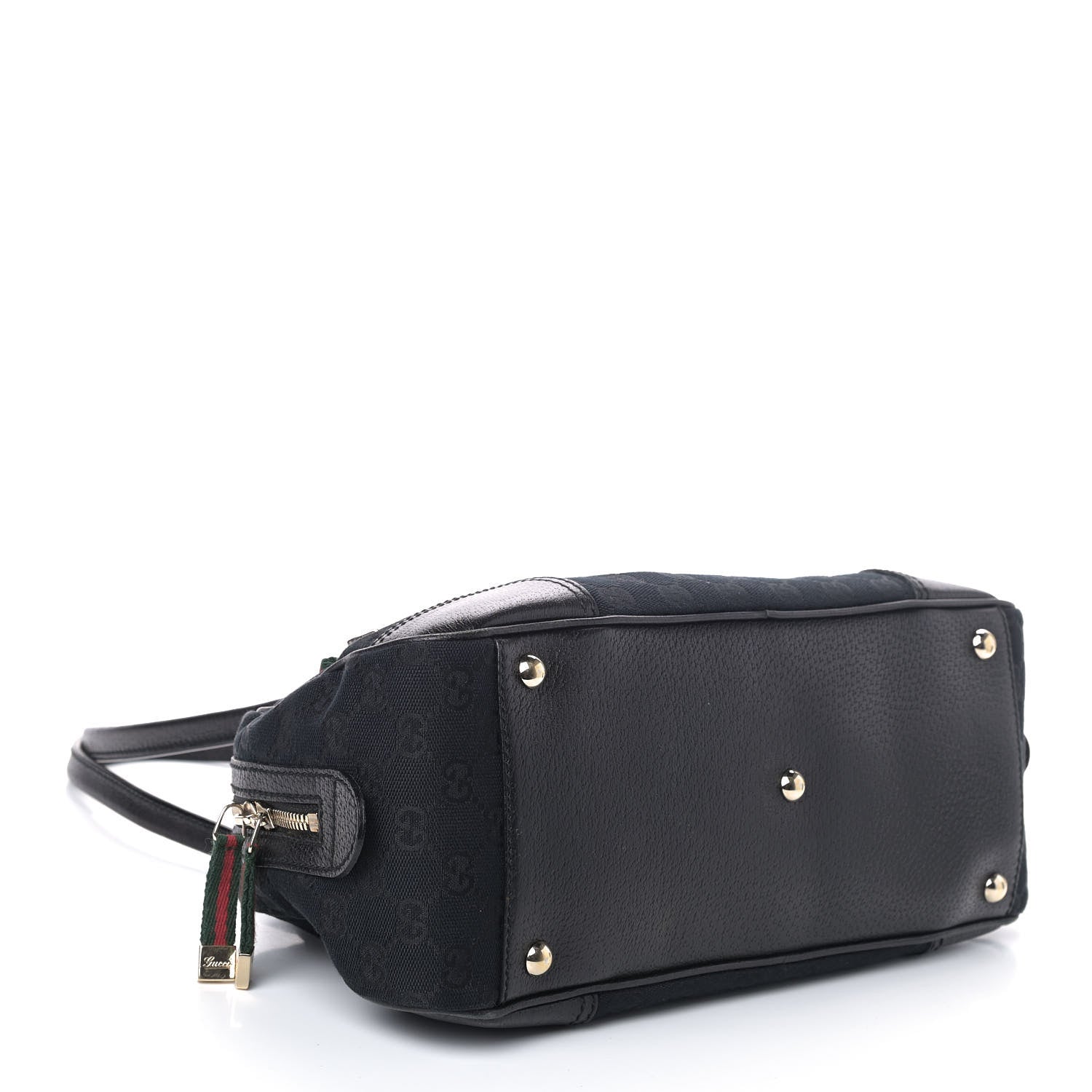 Gucci Monogram Small Princy Satchel Black 3 of 7