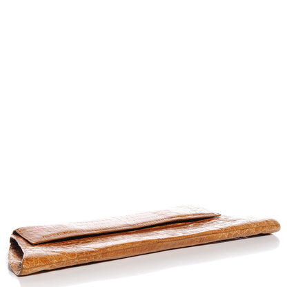 Nancy Gonzalez Crocodile Long Clutch Gold 4 of 7
