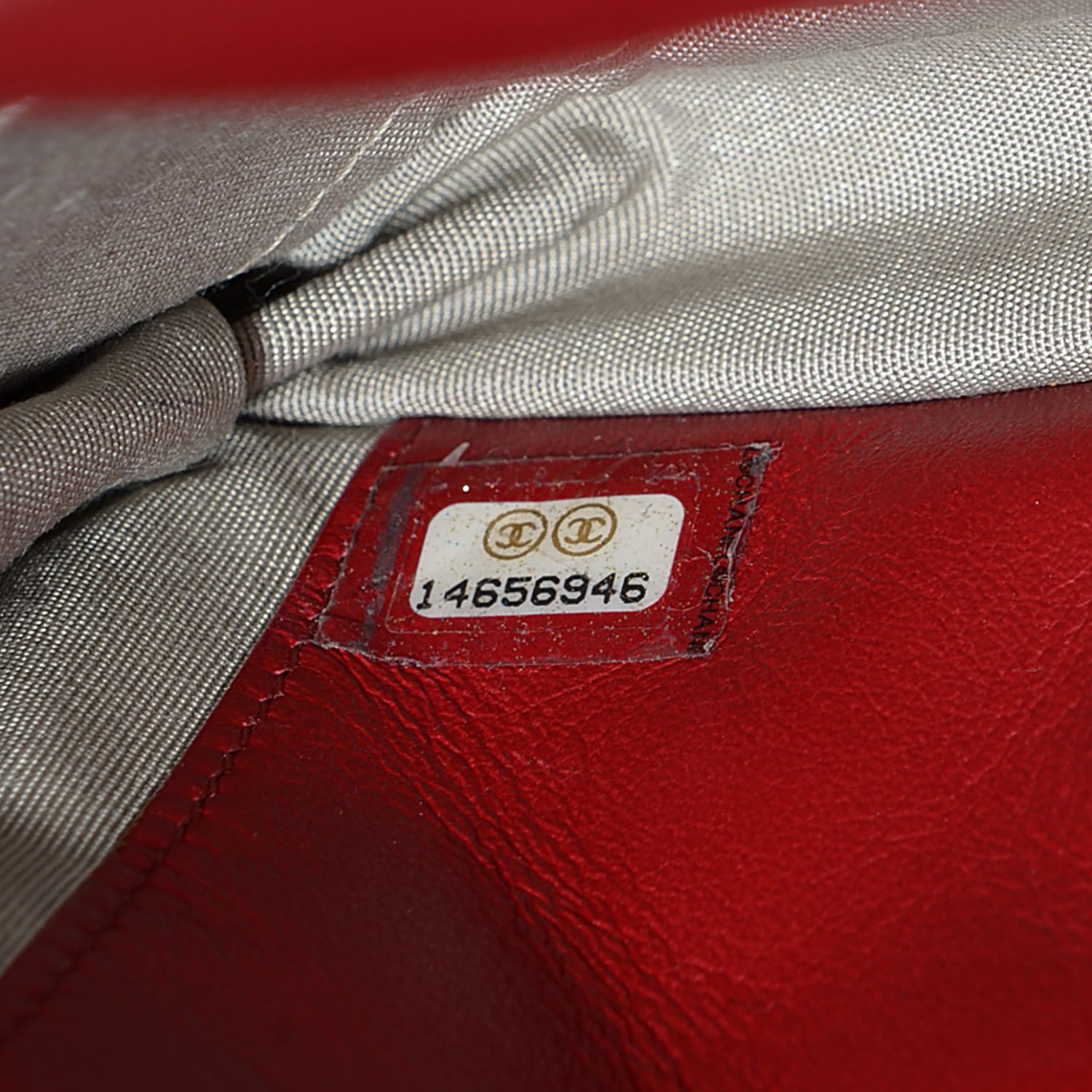 Chanel Patent Quilted Brilliant Wallet On Chain WOC Red 8 of 9