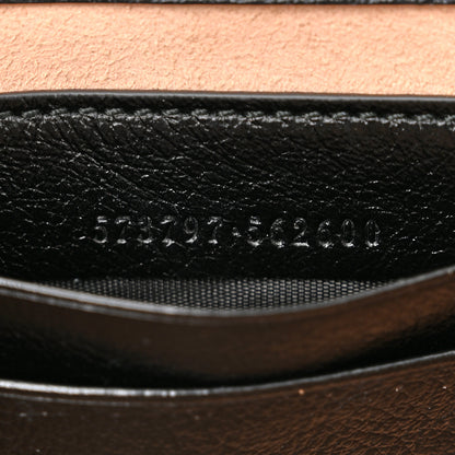 Gucci Textured Calfskin Web Mini Rajah Slim Flap Shoulder Bag Black 7 of 11