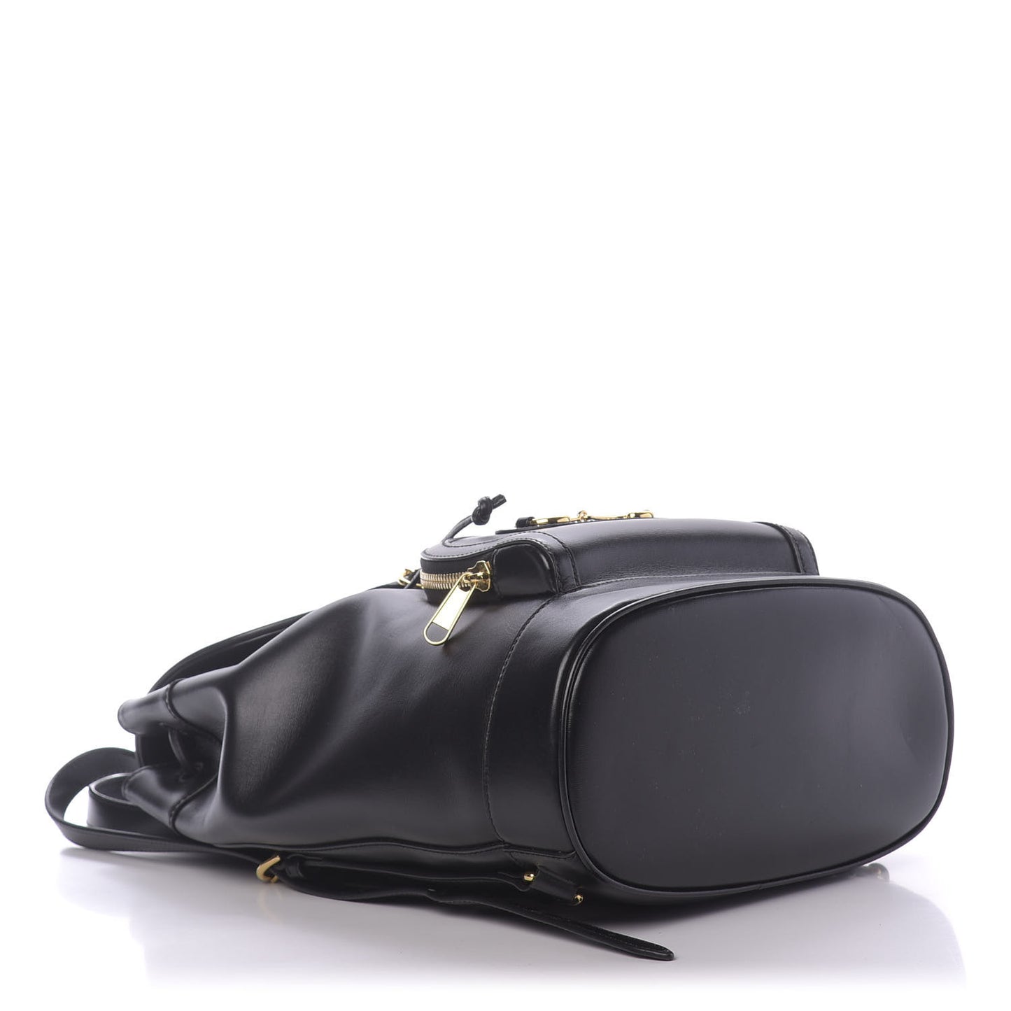 Boarded Plutone Calfskin Horsebit 1955 Single Buckle Backpack Black