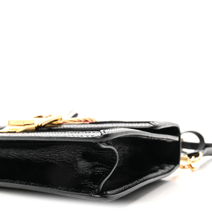 Gucci Velvet GG Monogram Small Sylvie Top Handle Bag Black 10 of 10