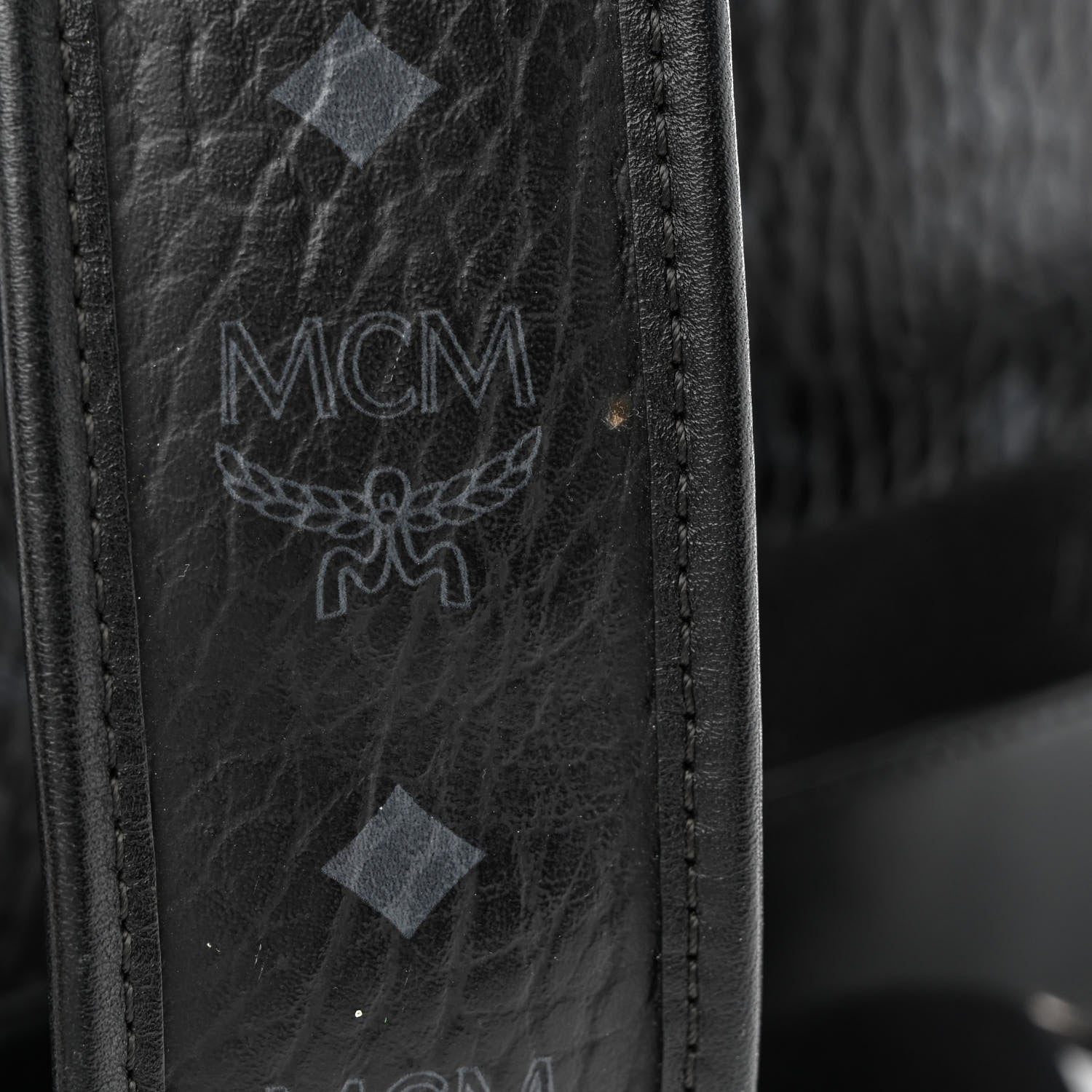 MCM Visetos Medium Stark Backpack Black 11 of 14