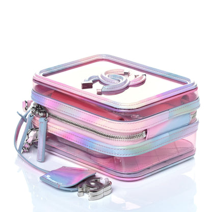 Chanel PVC Patent Calfskin Patent Lambskin Vertical Vanity Case Pink 4 of 9
