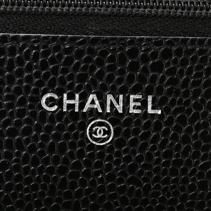 Chanel Caviar Quilted Wallet on Chain WOC Black 5 of 11