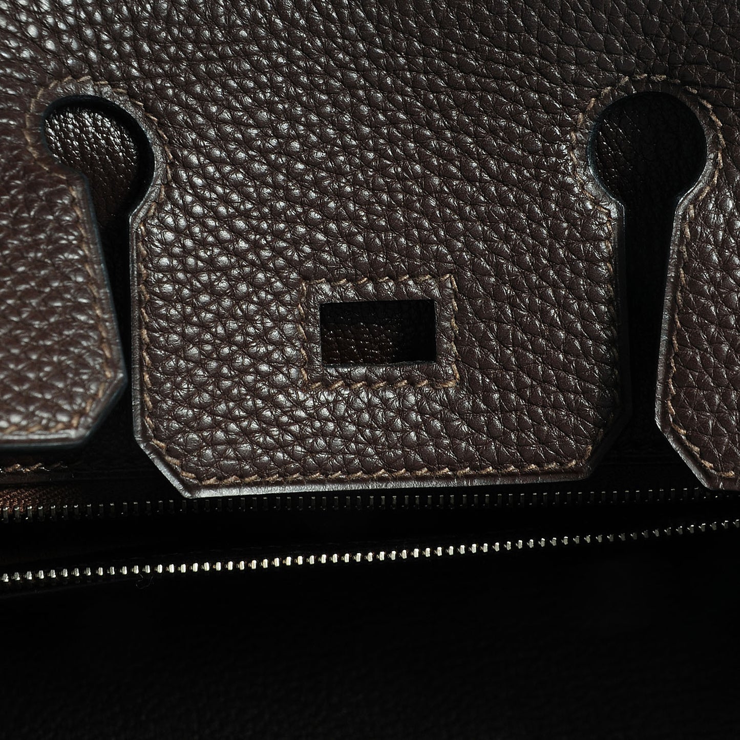 Togo Birkin 25 Marron Fonce