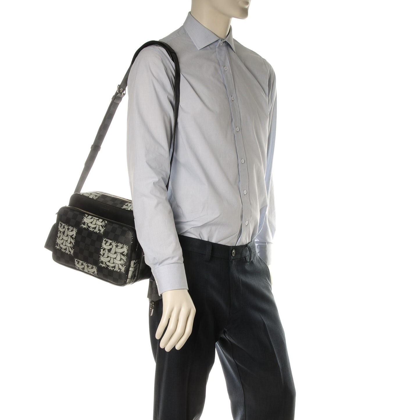 Damier Graphite Rope Nil PM White
