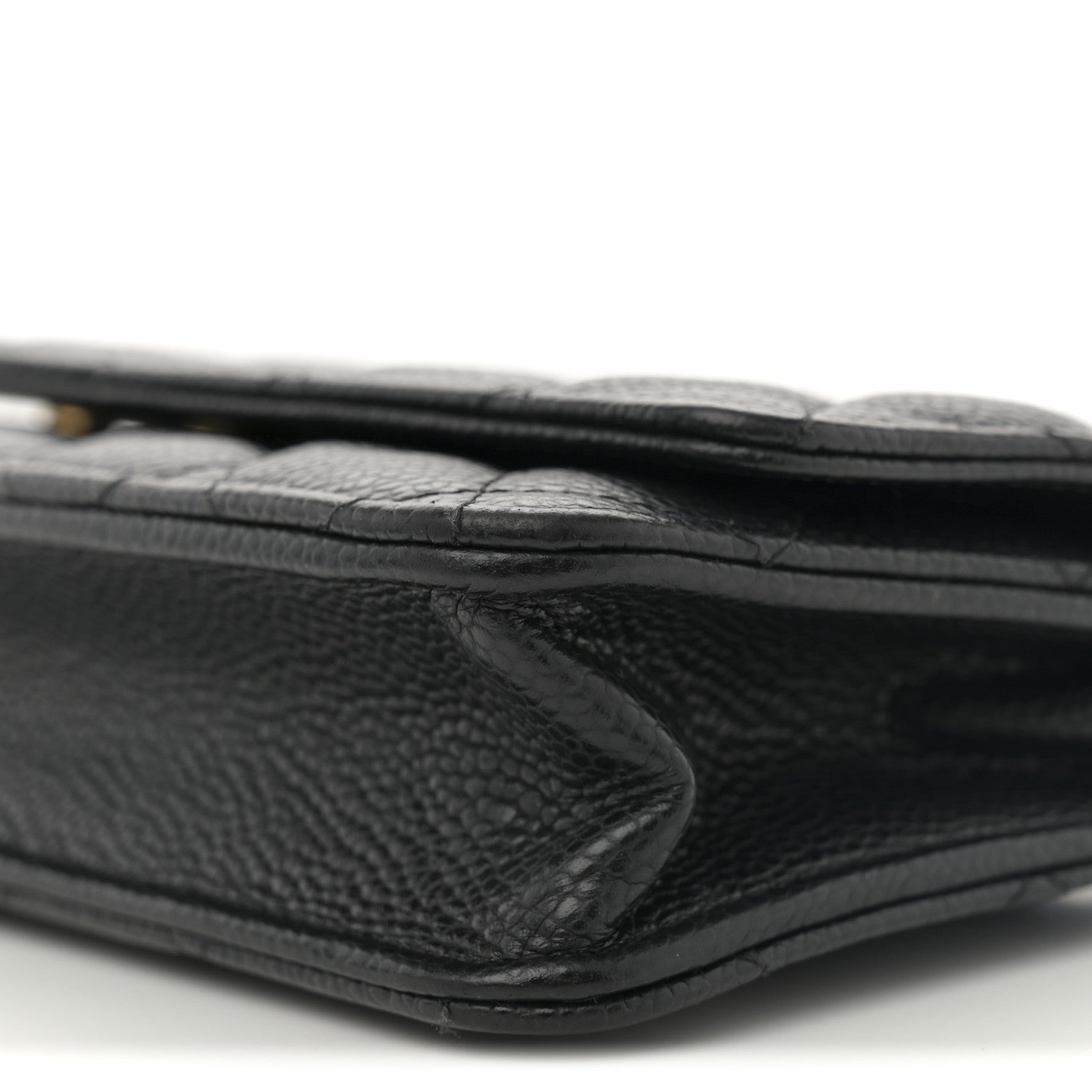 Chanel Caviar Quilted Wallet on Chain WOC Black 10 of 11