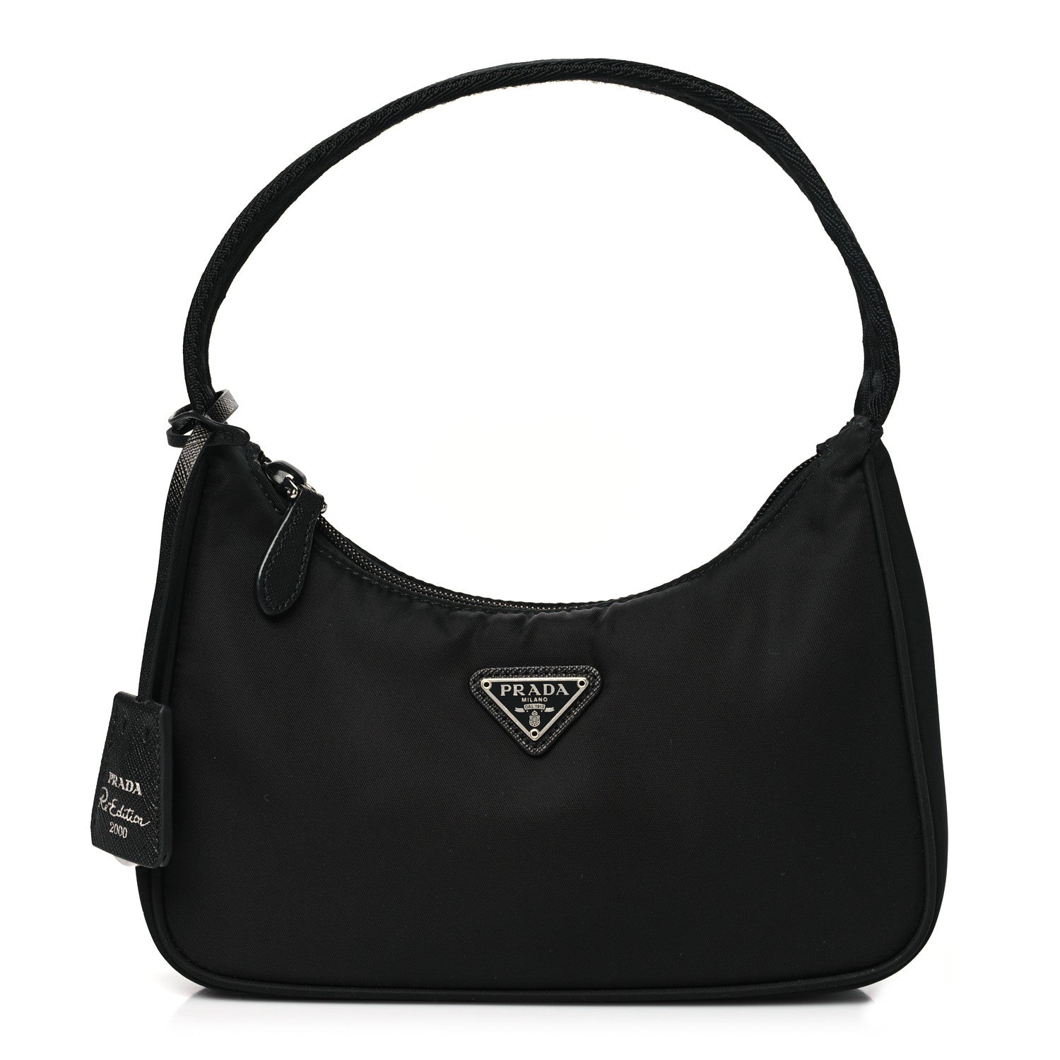 Prada Tessuto Nylon Mini Re-Edition 2000 Bag Black 1 of 10