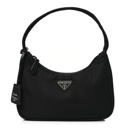 Prada Tessuto Nylon Mini Re-Edition 2000 Bag Black 1 of 10