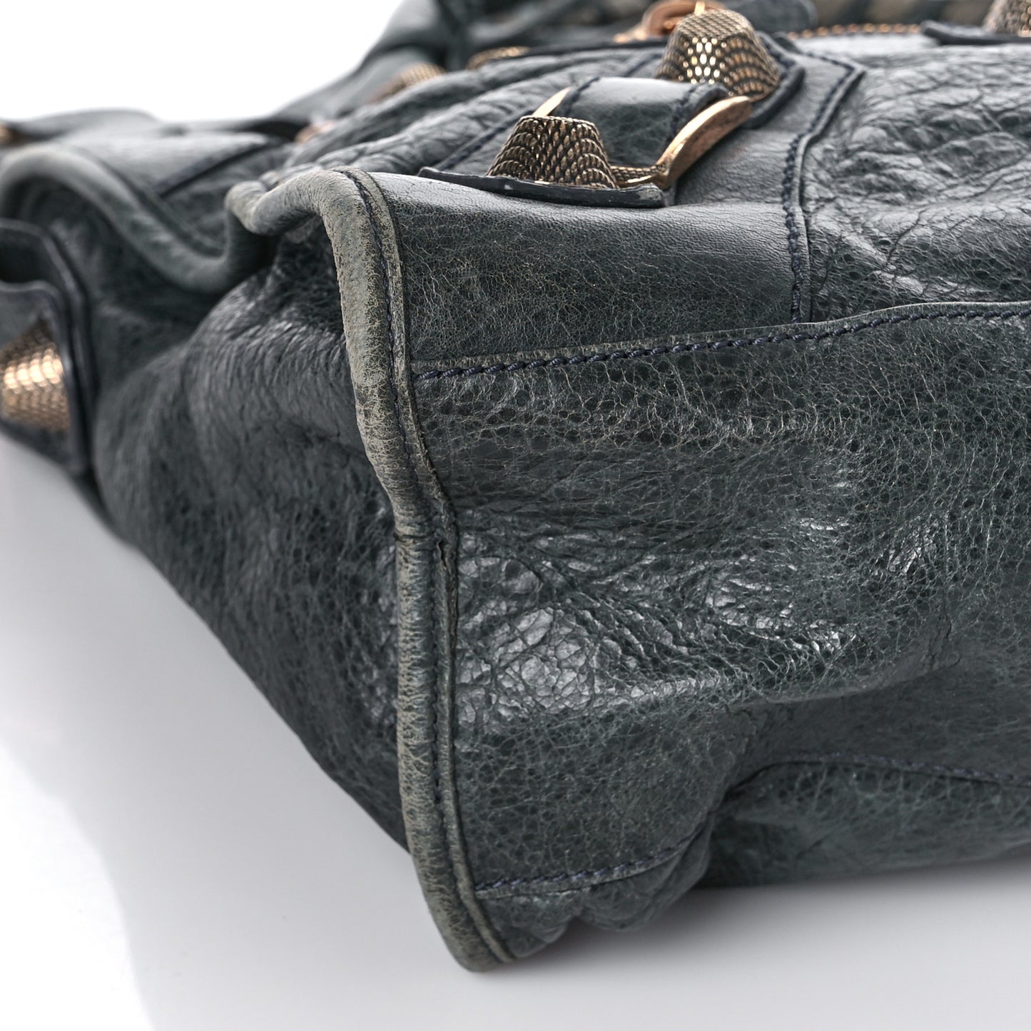 Agneau Giant 21 Rose Gold Hardware City Anthracite