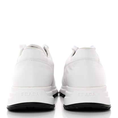 Prada Re-Nylon Triangle Logo Womens Prax 01 45mm Sneakers 38.5 White Black 5 of 12