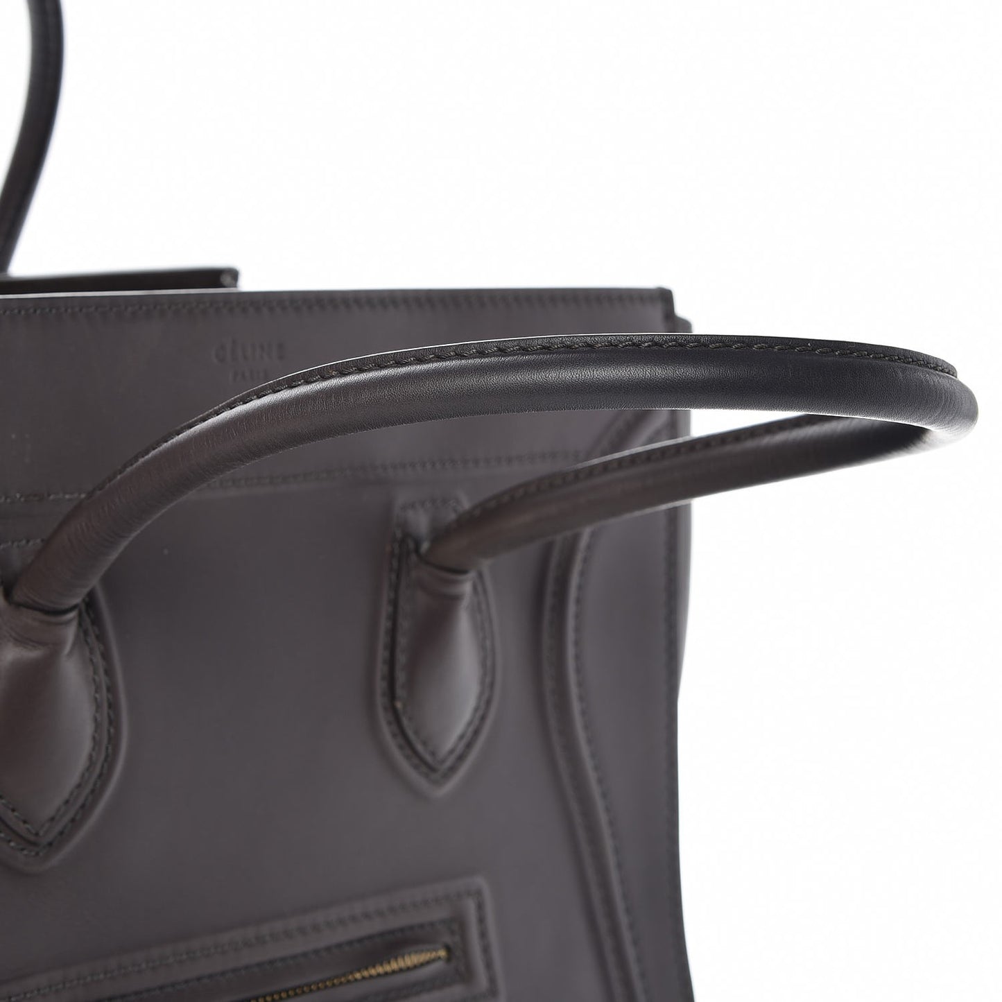 Smooth Calfskin Medium Phantom Luggage Grey