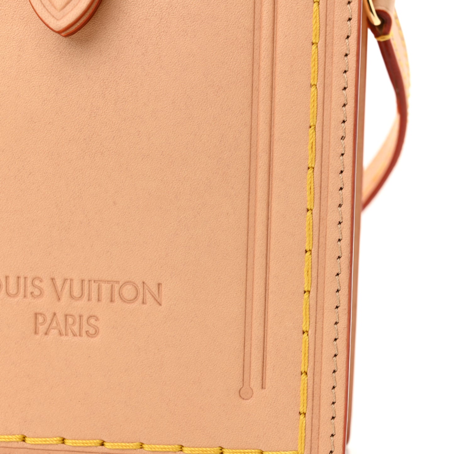 Vachetta Name Tag XL Clutch