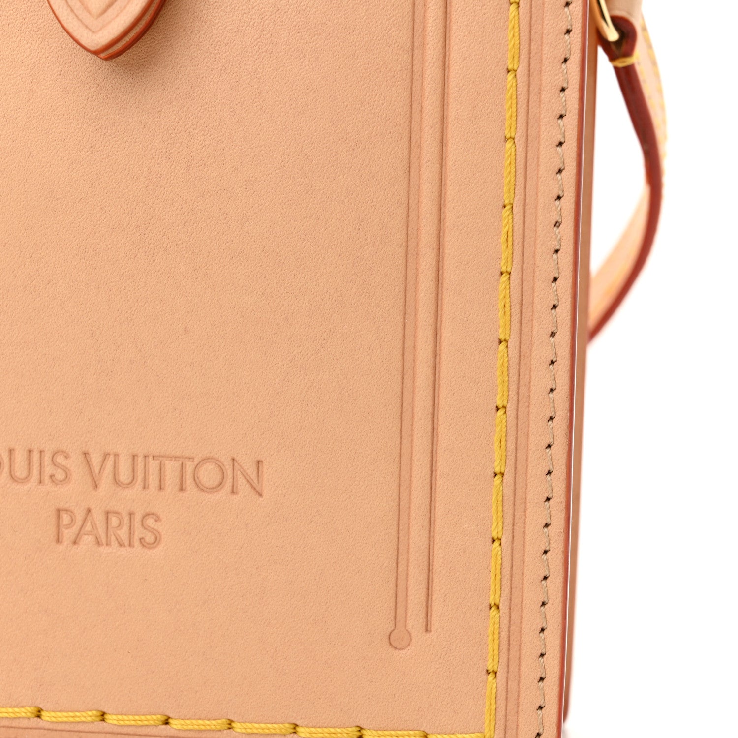 Louis Vuitton Vachetta Name Tag XL Clutch 11 of 12