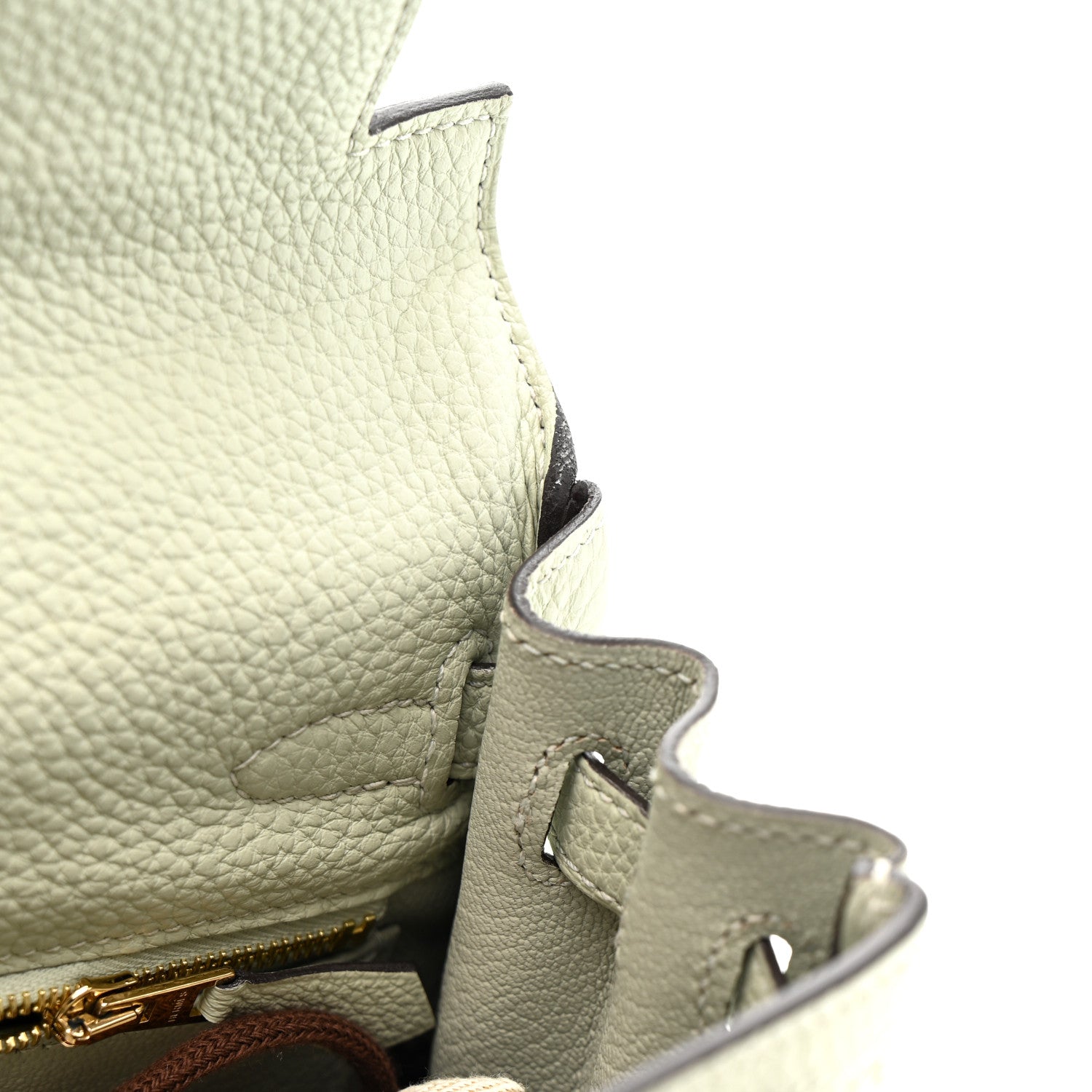 Hermes Togo Kelly Retourne 25 Gris Neve 20 of 23