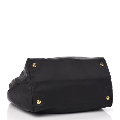 Prada Nylon Tessuto Fiocco Bow Tote Black 4 of 10