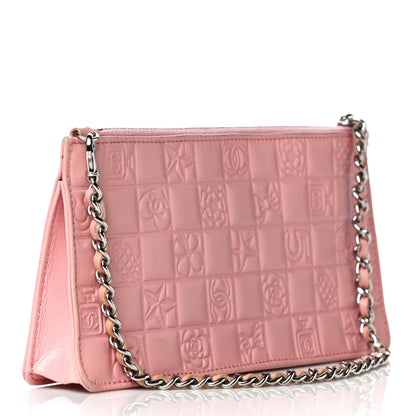 Chanel Lambskin Precious Symbols Pochette Pink 4 of 15