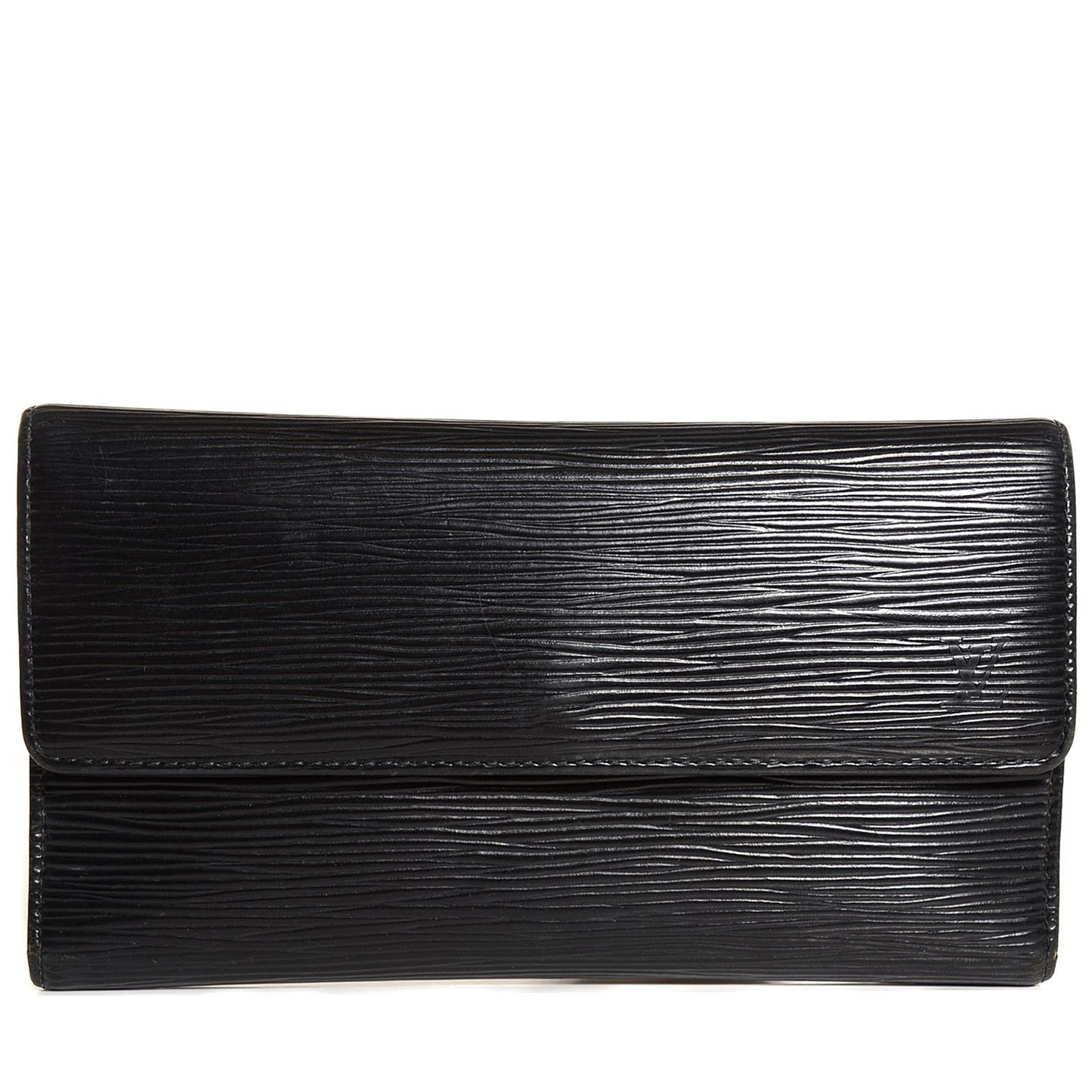 Epi Porte Tresor International Wallet Black