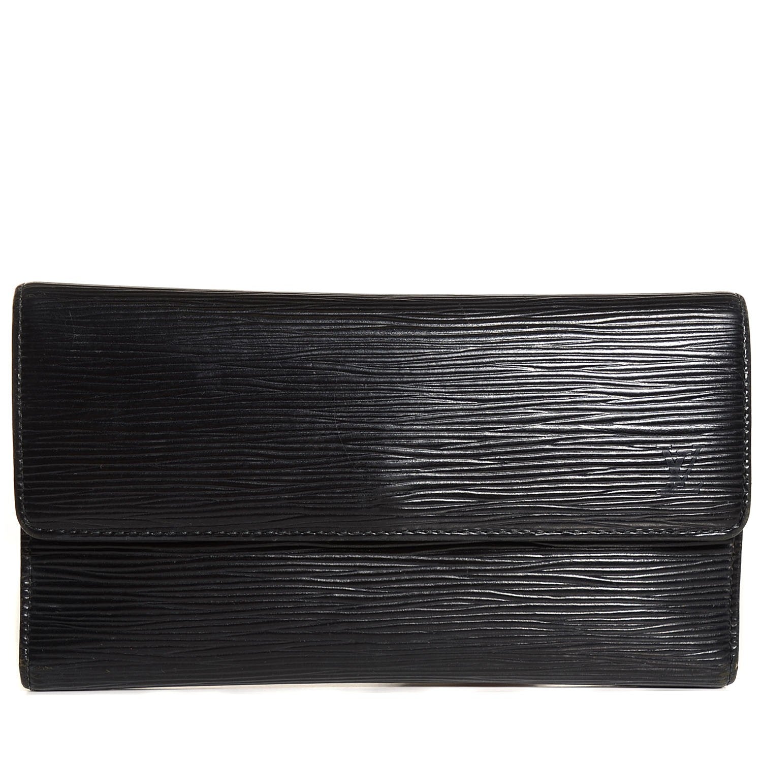 Louis Vuitton Epi Porte Tresor International Wallet Black 1 of 7