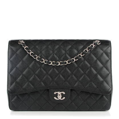 Chanel Caviar Quilted Maxi Single Flap Black 1 of 8