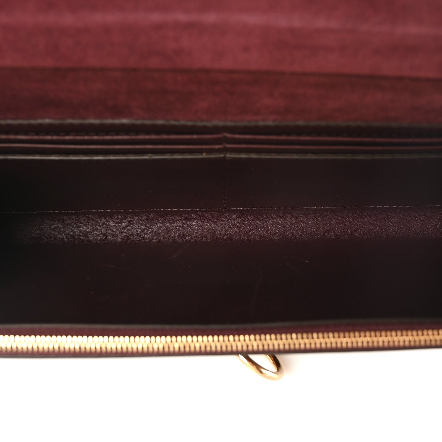 Small Classic Grain Amberley Convertible Clutch Oxblood
