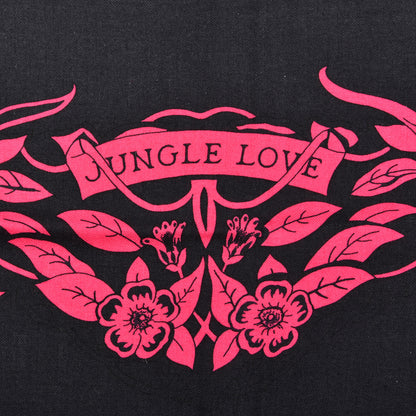 Hermes Cashmere Silk Jungle Love Tattoo Shawl 140 Black Rose Vif 2 of 6