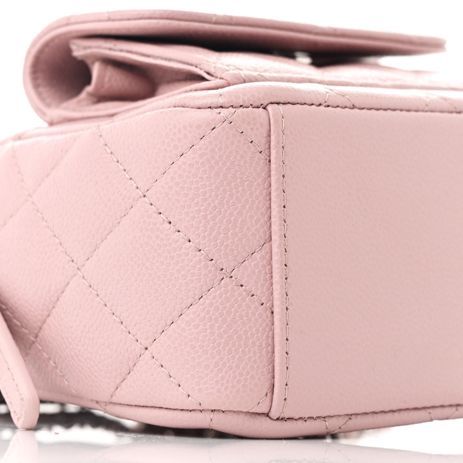 Chanel Caviar Quilted CC Mini Classic Backpack Pink 9 of 11