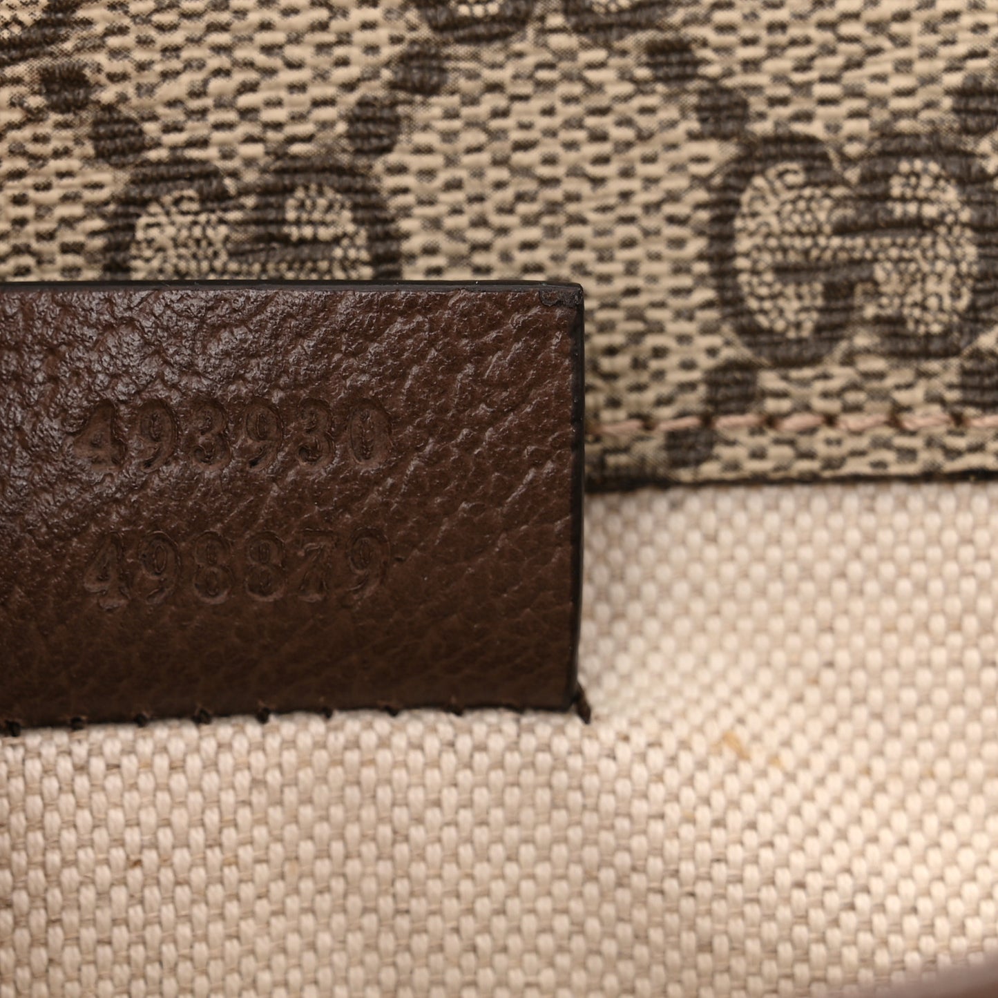 GG Supreme Monogram Neo Vintage Web Belt Bag Brown