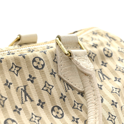 Louis Vuitton Mini Lin Croisette Speedy 30 Blue 12 of 15